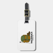 Rucksack zum Haleakala Nationalpark Gepäckanhänger (Vorderseite vertikal)
