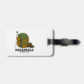 Rucksack zum Haleakala Nationalpark Gepäckanhänger (Rückseite horizontal)