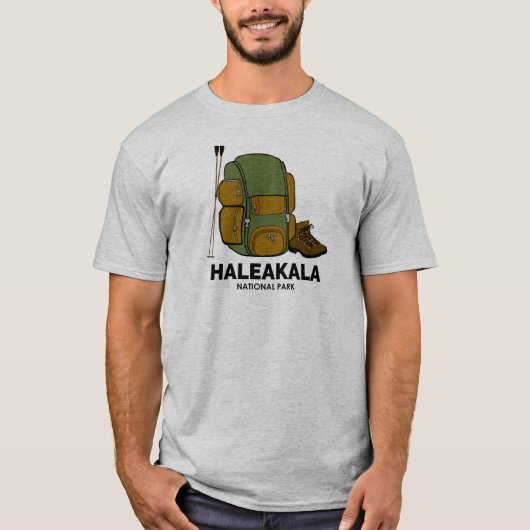 Rucksack zum Haleakala Nationalpark T-Shirt (Vorderseite)