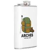 Rucksack zum Nationalpark Arches Flachmann (Rechts)