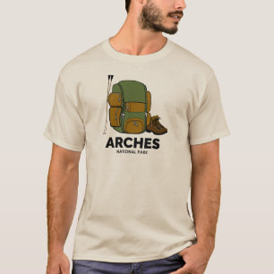 Rucksack zum Nationalpark Arches T-Shirt
