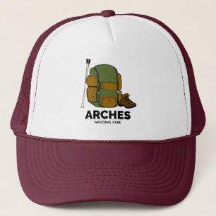 Rucksack zum Nationalpark Arches Truckerkappe