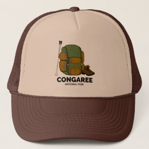 Rucksack zum Nationalpark Congaree Truckerkappe