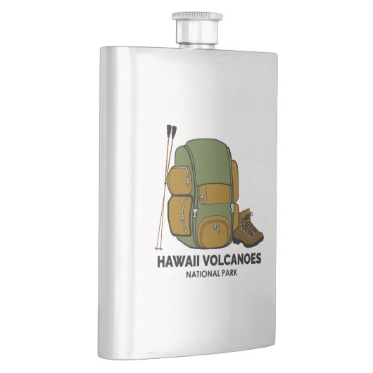 Rucksack zum Nationalpark Hawaii Flachmann (Rechts)