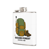 Rucksack zum Saguaro Forest National Park Flachmann (Links)