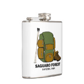 Rucksack zum Saguaro Forest National Park Flachmann (Rechts)