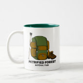 Rucksack zum versteinerten Forest National Park Zweifarbige Tasse (Links)