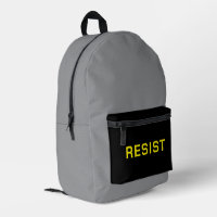 Rucksack zum Widerstand gegen Protest