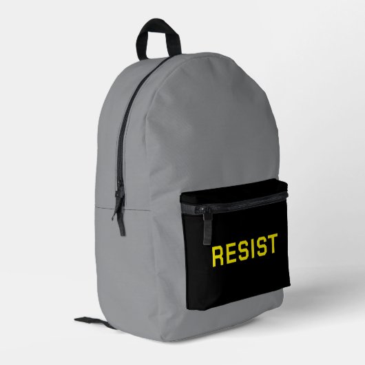 Rucksack zum Widerstand gegen Protest (Rückseitige Ecke links)