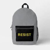 Rucksack zum Widerstand gegen Protest (Vorderseite)