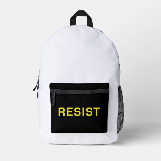 Rucksack zum Widerstand gegen Protest (Vorderseite)