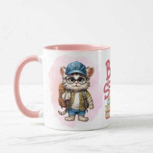 Rucksack zur Schulkatzenrüstung Tasse (Links)