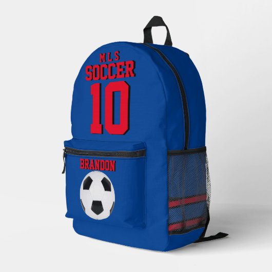 Rucksäcke aus dem Fußball - personalisierter Fußba (Rückseitige Ecke Rechts)