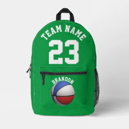 Rucksäcke Jungs Basketball Grün Sportschule