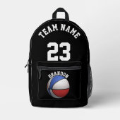 Rucksäcke Kinder Basketball-Sportschule schwarz (Vorderseite)