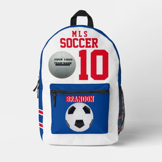 Rucksäcke personalisierte Spielertasche (Vorderseite)