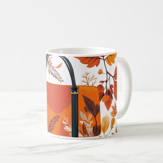 Rucksäcke und Schulmaterial für den Schulbeginn.  Kaffeetasse (VorderseiteRechts)