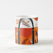 Rucksäcke und Schulmaterial für den Schulbeginn.  Kaffeetasse (Mittel)