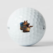 Rucksacktourist Golfball (Vorderseite)
