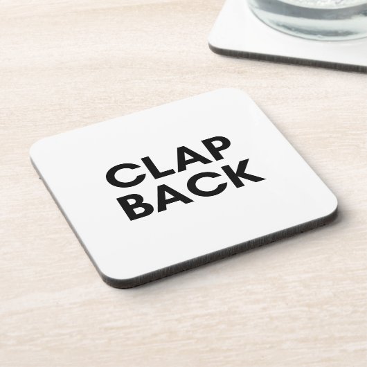 Rückschlag Getränkeuntersetzer (Linke Seite)