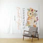 Rückschlag in der Liebe, Pumpkin Fall Brautparty Wandteppich (Beispiel (Horizontal))