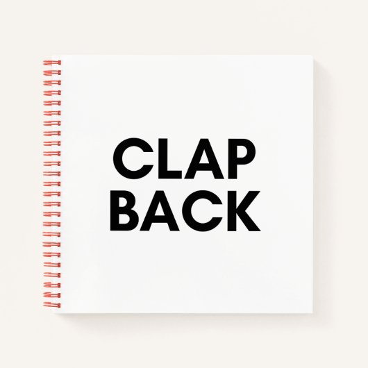 Rückschlag Notizblock (Vorderseite)