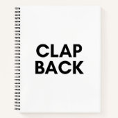 Rückschlag Notizblock (Vorderseite)