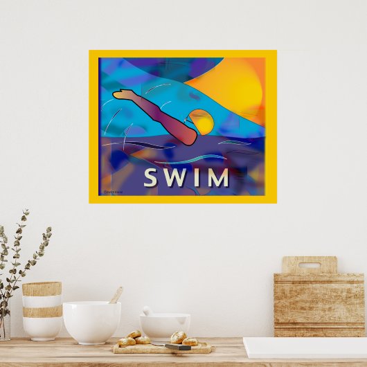 Rückschlag Poster (Küche)