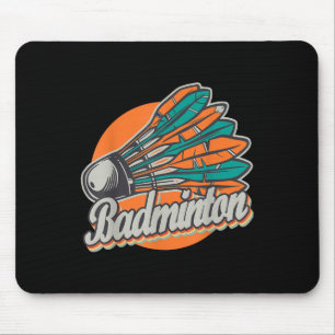 Rückschlag Spiel Shuttle Sport Badminton Schläger Mousepad
