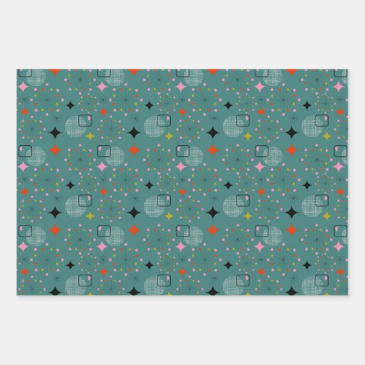 Rückschritt der atomaren Sternexplosion  Geschenkpapier Set (Vorderseite)