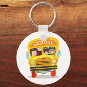 RÜCKSCHULE SCHOOLBUS BUSSTUDENTEN TRANSPORTATION SCHLÜSSELANHÄNGER (Vorderseite)