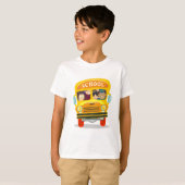 RÜCKSCHULE SCHOOLBUS BUSSTUDENTEN TRANSPORTATION T-Shirt (Vorne ganz)