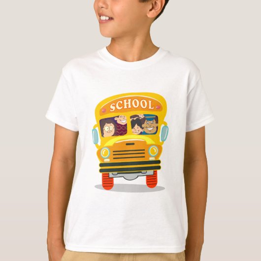 RÜCKSCHULE SCHOOLBUS BUSSTUDENTEN TRANSPORTATION T-Shirt (Vorderseite)