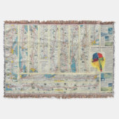 Rückseite-American Airlines-Systemskarte Decke (Vorderseite)