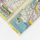 Rückseite-American Airlines-Systemskarte Fleecedecke (Ecke)