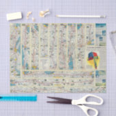 Rückseite-American Airlines-Systemskarte Seidenpapier (Handwerk)