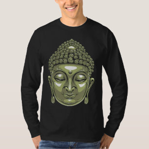 Rückseite Buddha Kopf Siddhartha Gautama 1 T-Shirt