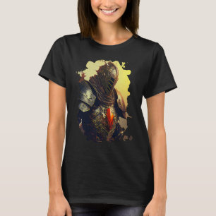 Rückseite Der goldene Ritter des Lichts T-Shirt