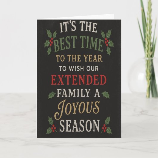 Rückseite der Weihnachtskarte Karte (Vorderseite)