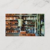 Rückseite des Arzneimittellagers - Platinfinish Visitenkarte (Rückseite)