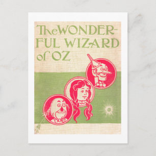 Rückseite des Buches The Wonderful Wizard of Oz Postkarte