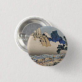 Rückseite des Fuji-Berges vom Minobu-Fluss Hokusai Button