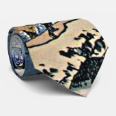 Rückseite des Fuji-Berges vom Minobu-Fluss Hokusai Krawatte (Gerollt)