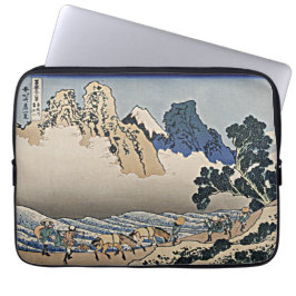Rückseite des Fuji-Berges vom Minobu-Fluss Hokusai Laptopschutzhülle