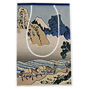 Rückseite des Fuji-Berges vom Minobu-Fluss Hokusai Mittlere Geschenktüte