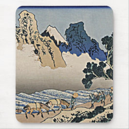 Rückseite des Fuji-Berges vom Minobu-Fluss Hokusai Mousepad