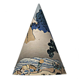 Rückseite des Fuji-Berges vom Minobu-Fluss Hokusai Partyhütchen