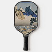 Rückseite des Fuji-Berges vom Minobu-Fluss Hokusai Pickleball Schläger (Rückseite)