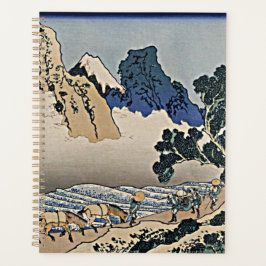 Rückseite des Fuji-Berges vom Minobu-Fluss Hokusai Planer
