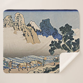 Rückseite des Fuji-Berges vom Minobu-Fluss Hokusai Sherpadecke